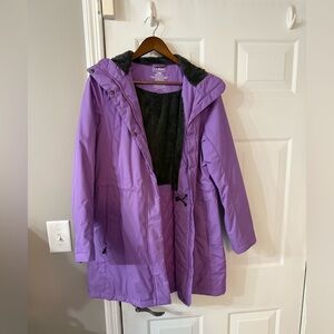 Purple ll bean coat